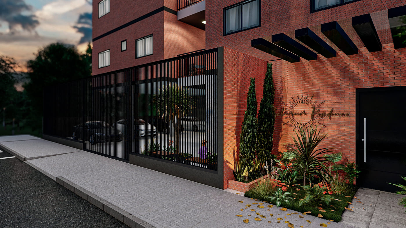 Foto solarium renderizacao entrada